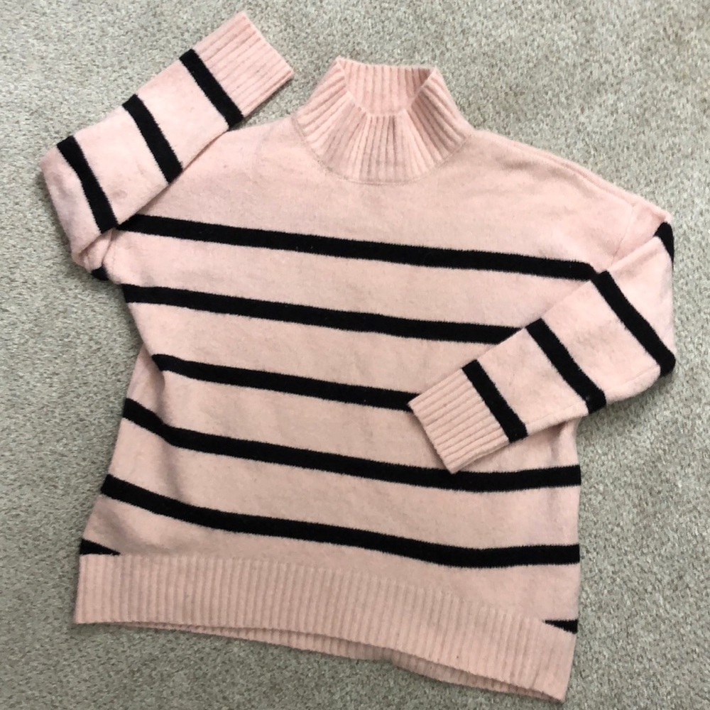 Workshop Republic Size Large Oversized Striped Sw… - image 1